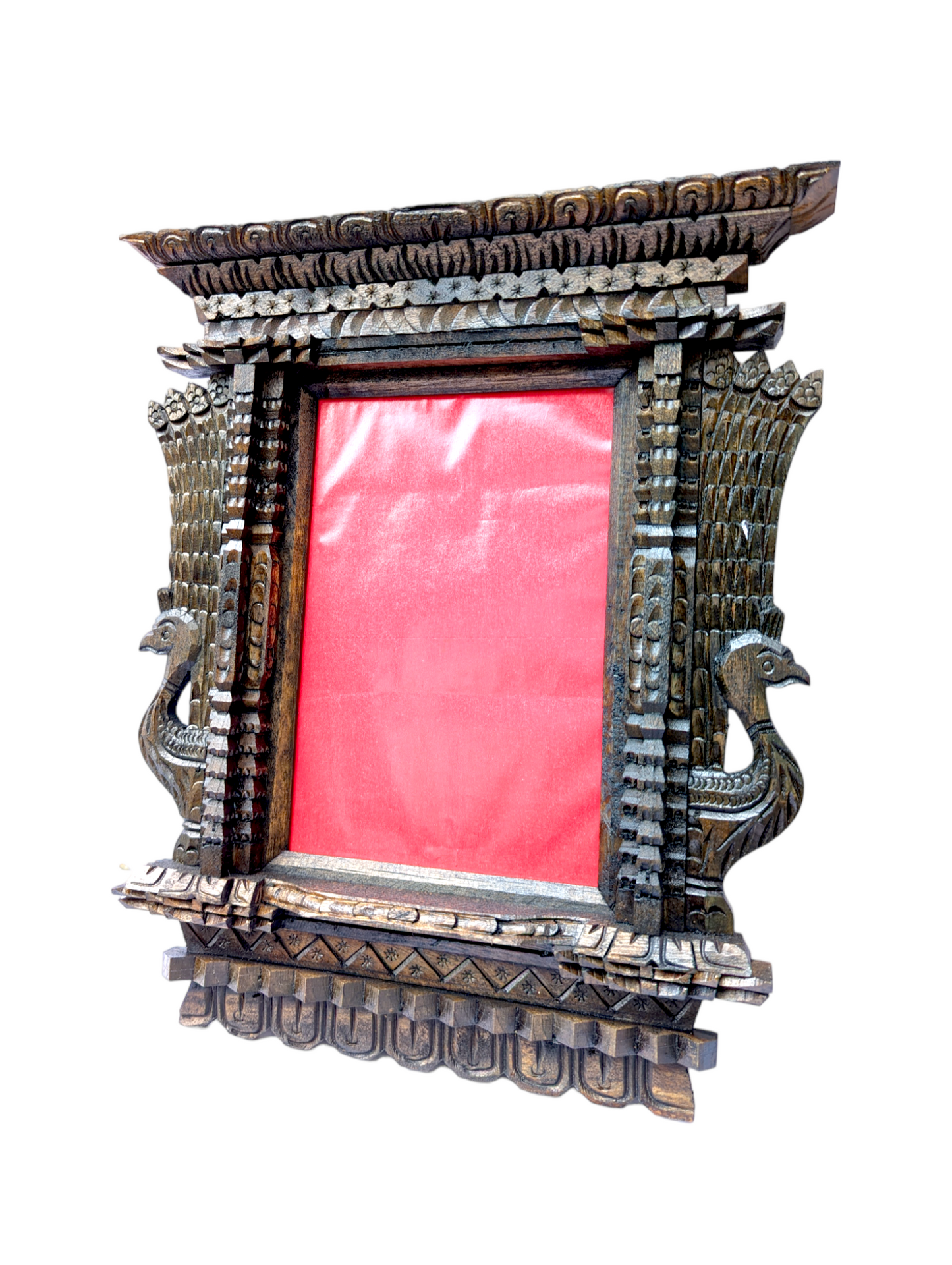 Wooden Side Peacock Frame himalipasal