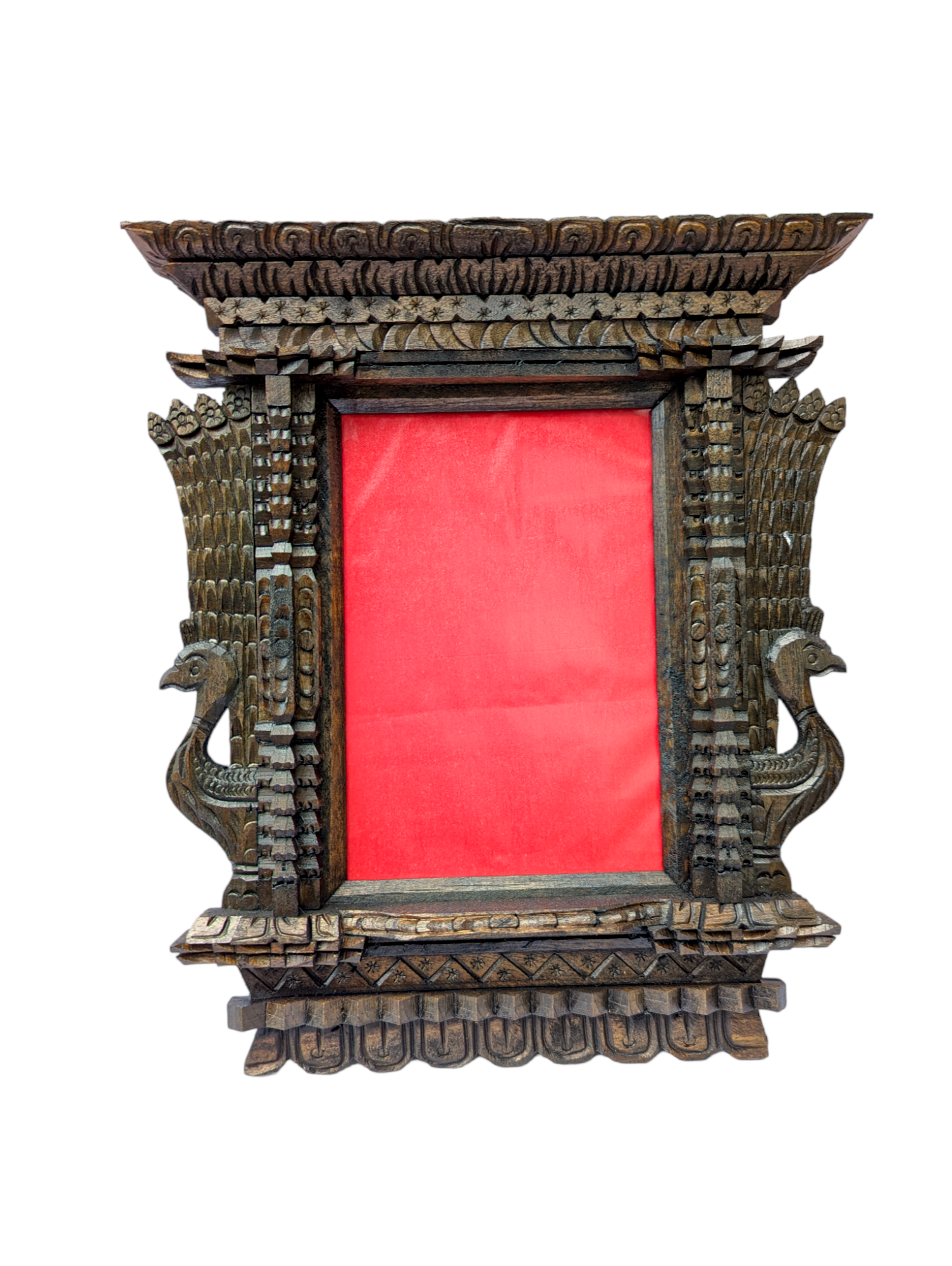 Wooden Side Peacock Frame himalipasal