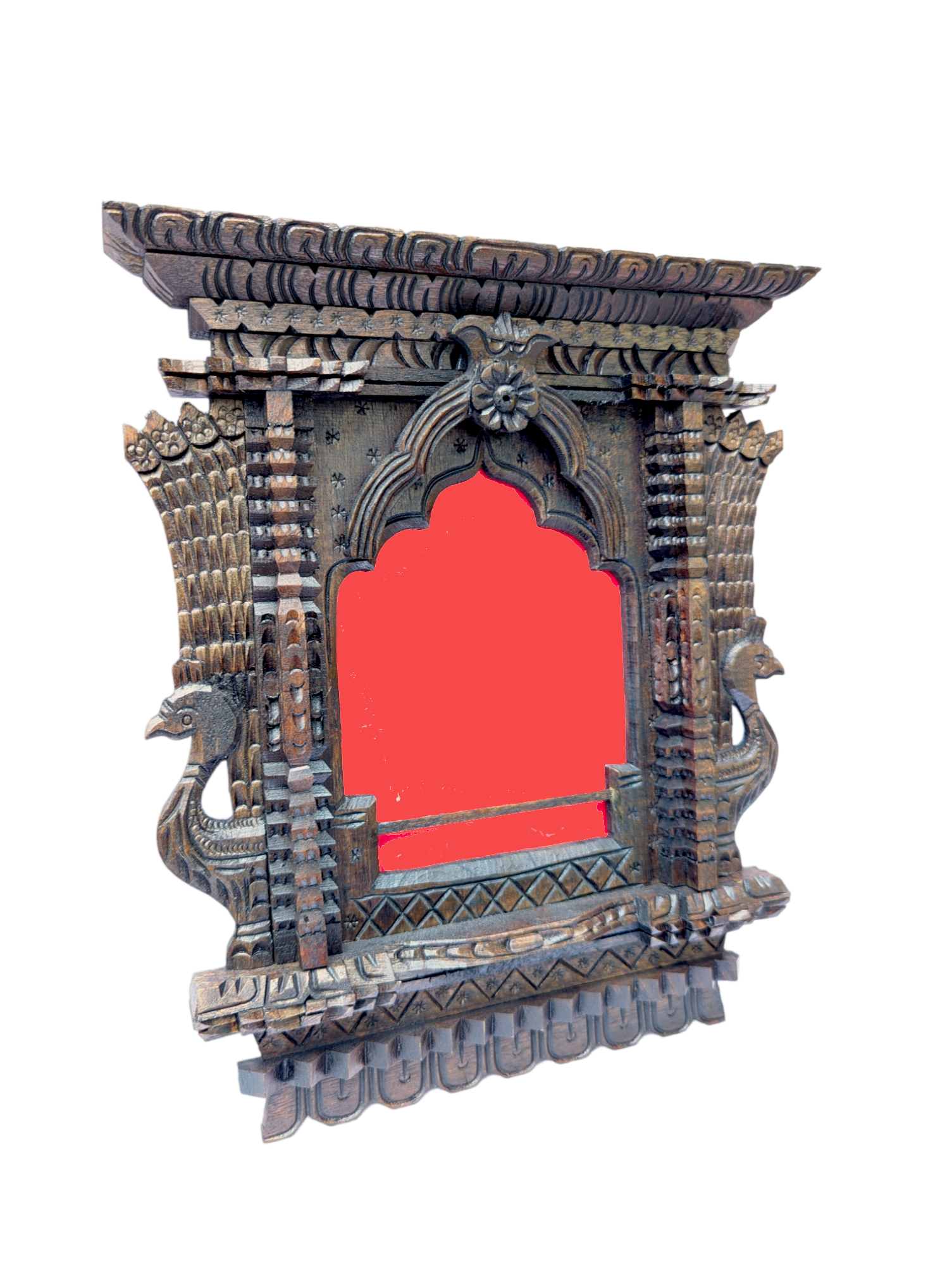 Wooden Side Peacock Tolan Frame himalipasal