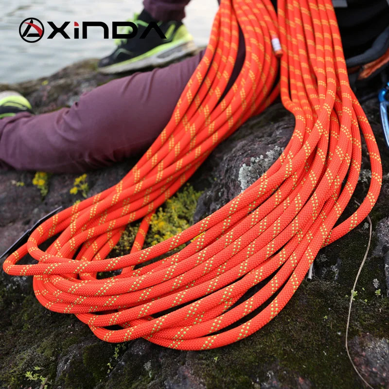 XINDA 12mm Rock Climbing Rope 12mm Static Rope diameter High Strength Lanyard Safety Climb Camping Equipment Survival himalipasal