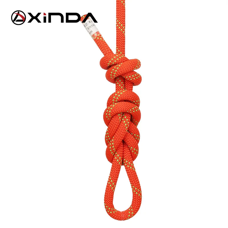 XINDA 12mm Rock Climbing Rope 12mm Static Rope diameter High Strength Lanyard Safety Climb Camping Equipment Survival himalipasal