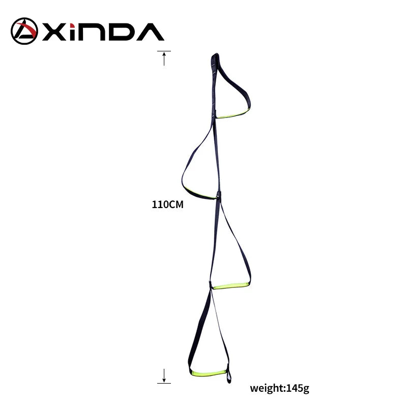 XINDA Mountain Deck Ladder Rope Ladder Sling Step Climbing Climbing Rock Climbing Belt Slim Climbing Strap Ladder himalipasal