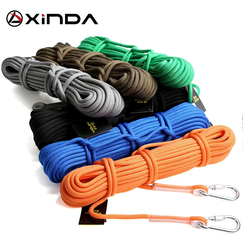 XINDA Outdoor Rope Trekking Hiking Accessories Floating Rope Climbing 10mm Diameter High Strength Cord Safety Rope himalipasal