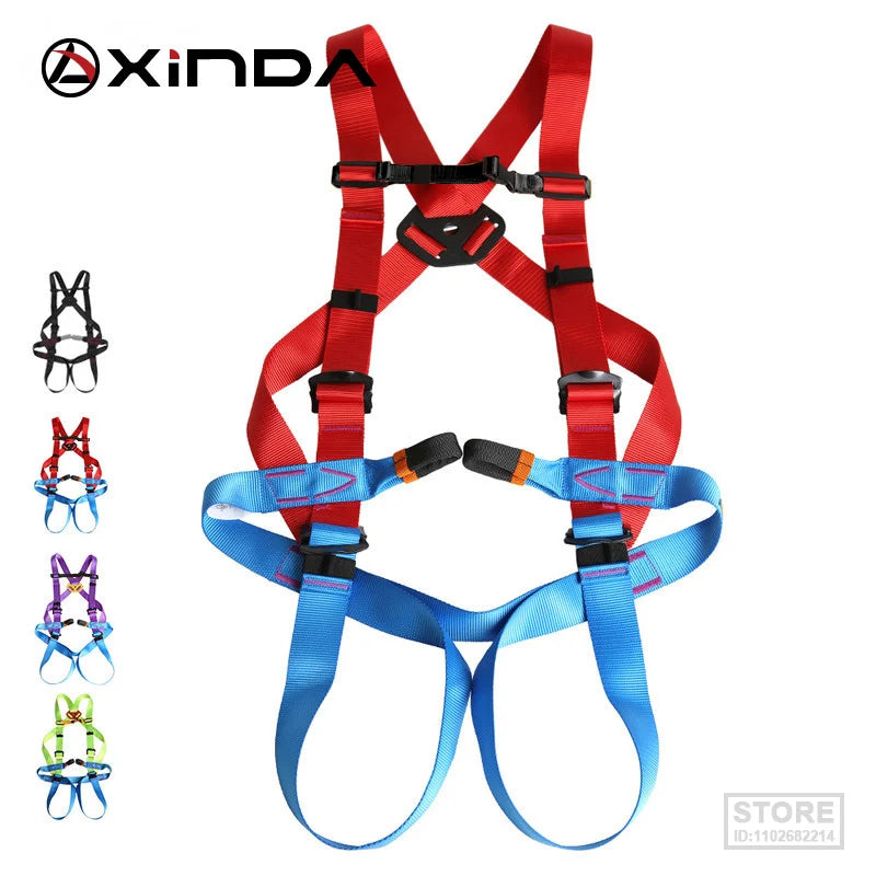 XINDA Professional Outdoor Rock Climbing Harness High Altitude Full Body Safety Belt for Mountaineering Survival Kit Equipment himalipasal