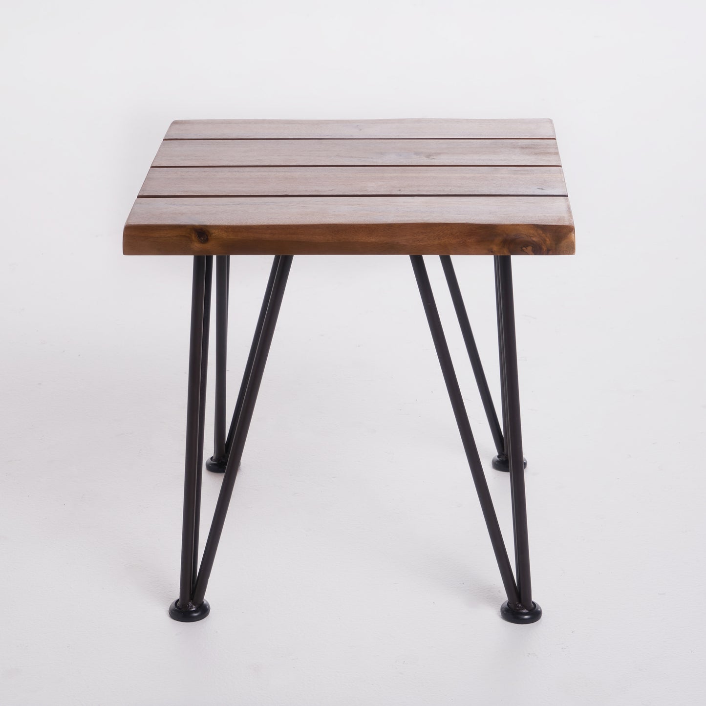 ZION INDUSTRIAL WOOD AND METAL ACCENT TABLE himalipasal