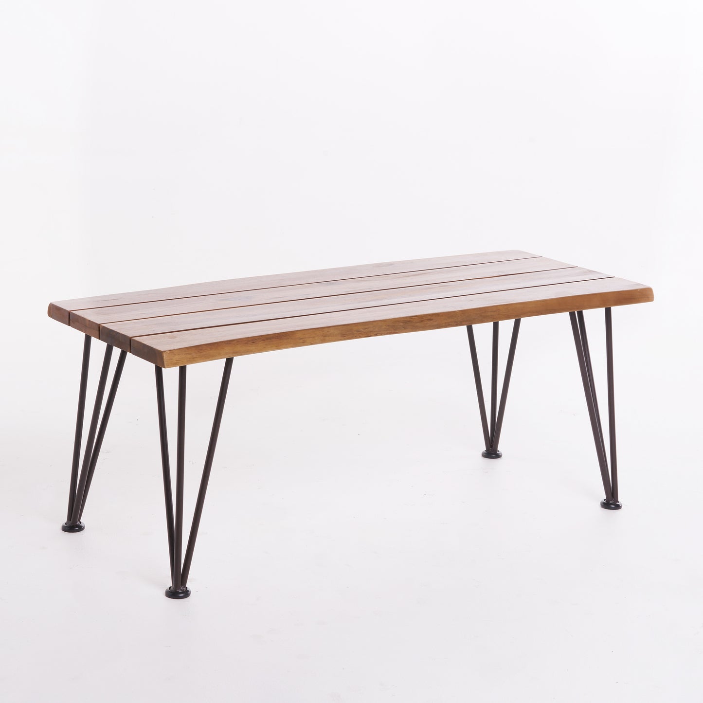 ZION INDUSTRIAL WOOD AND METAL COFFEE TABLE himalipasal