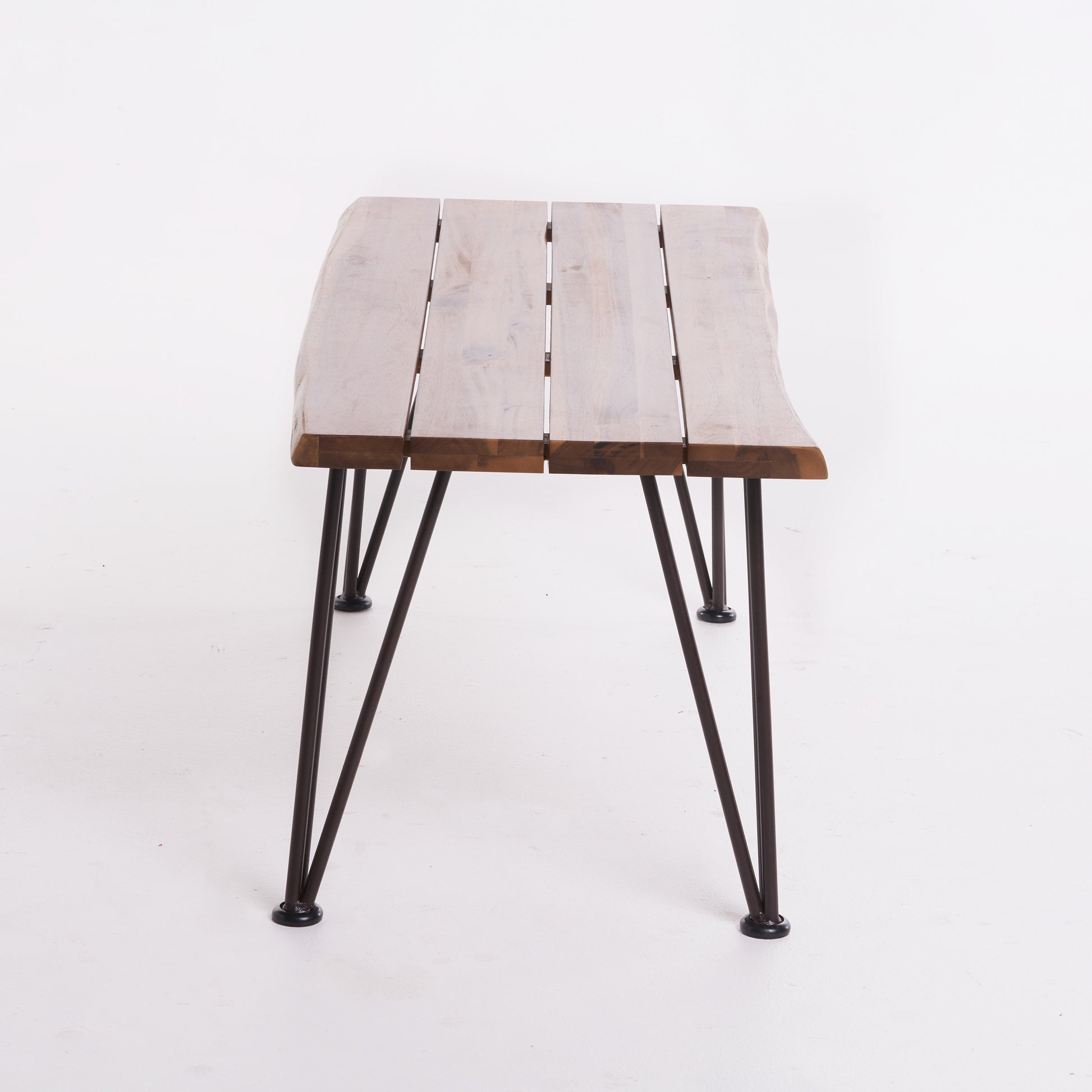 ZION INDUSTRIAL WOOD AND METAL COFFEE TABLE himalipasal