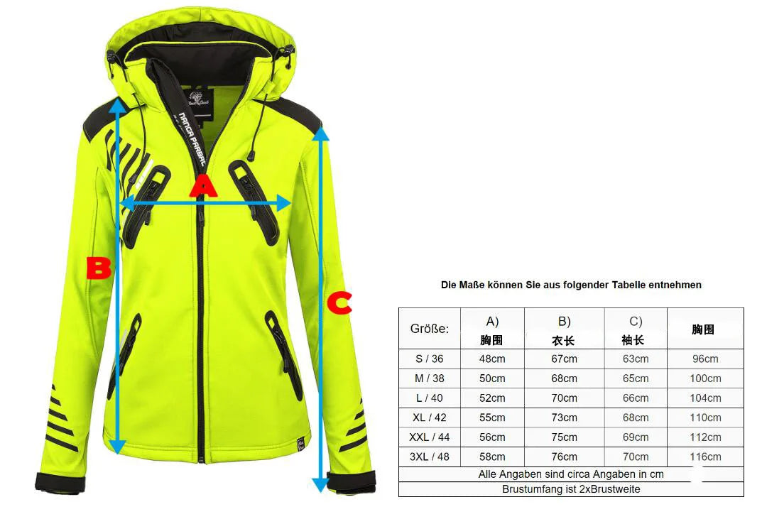 ZOGAA Women's Waterproof Jacket Outdoor Mountaineering Zipper Jacket Sports Softshell Jackets himalipasal