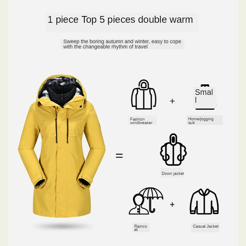 pelliot camping tourism female hiking jackets winter jackets windproof windbreakers waterproof warm women autumn coat himalipasal